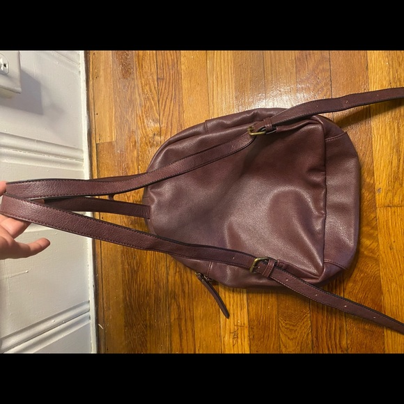Moda Luxe Burgundy Fiona Backpack - Picture 3 of 6